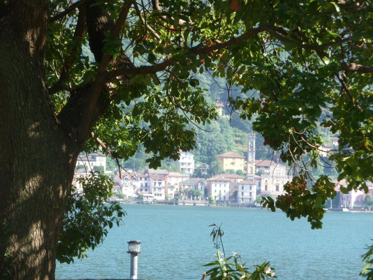 Ville Lago Lugano Porto Ceresio Exterior foto